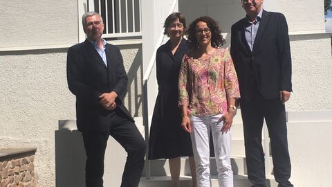 Ministerin Dorn mit Aktiven der Deutschen Akademie für Sprache und Dichtung Ministerin Dorn mit Aktiven der Deutschen Akademie für Sprache und Dichtung