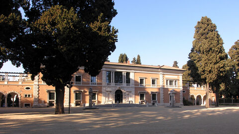 Die Villa Massimo in Rom Die Villa Massimo in Rom von außen