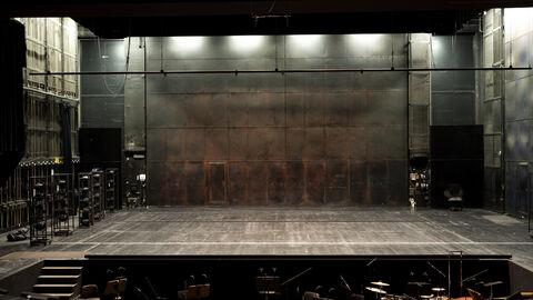 Die alte Bühne des Kleinen Hauses im Staatstheater Darmstadt