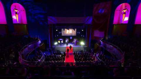 Bühne des Hessischen Film- und Kinopreises 2021 Bühne des Hessischen Film- und Kinopreises 2021