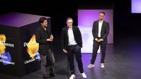 Regisseure Zuniel Kim und Christian Wittmoser (Preisträger Kurzfilm) Regisseure Zuniel Kim und Christian Wittmoser (Preisträger Kurzfilm)