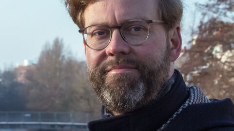 Porträt von Andreas Lehmann, Preisträger des Robert Gernhardt Preises 2022