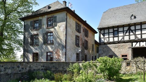 Das Schloss Homberg von außen
