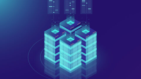 Simulations- und datengetriebene Forschung mit Hochleistungsrechnen (HPC) ist heute ein unverzichtbarer Teil vieler Wissenschaftsdisziplinen. Gezeichneter Serverraum