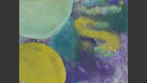 Planeten und Galaxien in bunten Farben