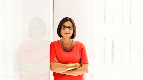 Prof. Dr. Mira Mezini erhält an der Technischen Universität (TU) Darmstadt eine LOEWE-Spitzenprofessur.  Porträt von Mira Mezini
