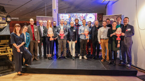 Die Gewinnerinnen und Gewinner von "Hessen Ideen" 2023.