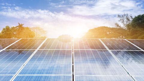 Eine Photovoltaikanlage