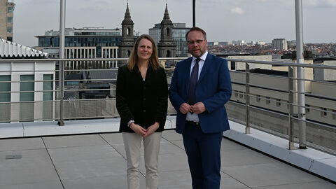 Minister Gremmels und Nienke Buisman