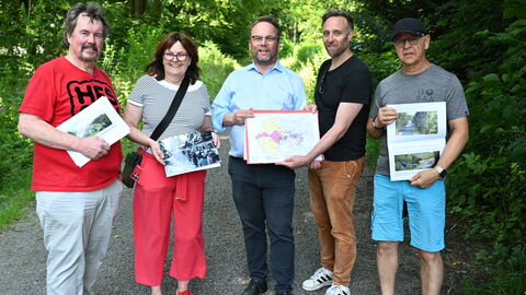 Impressionen vom Besuch im UNESCO-Welterbe Bergpark Wilhelmshöhe. Minister Gremmels im Bergpark Wilhelmshöhe.