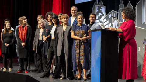 Impressionen von der Preisverleihung des Hessischen Film- und Kinopreises 2024 in der Alten Oper.