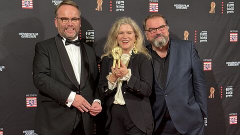 Minister Gremmels mit Schauspielerin Barbara Sukowa