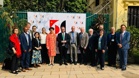Impressionen vom Vietnambesuch 2024. Gruppenfoto