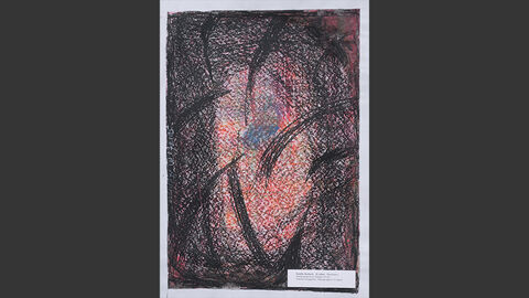 Ein schwarzes Loch mit hellem Inneren