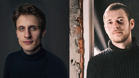 Jonas Steinackers (l) und Moritz Lichts Text "Save Our Souls" ist für den Hessischen Film- und Kinopreis 2025 in der Kategorie "Bestes Drehbuch" nominiert. 