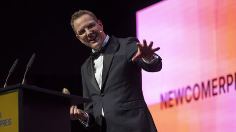 Staatssekretär Degen spricht