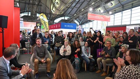Impressionen von der Frankfurter Buchmesse 2025. Blick ins Publikum