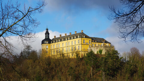 Schloss Friedrichstein im Winter
