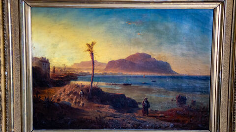 Ein Landschaftsgemälde