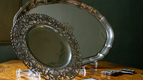 Silberne Tafelware